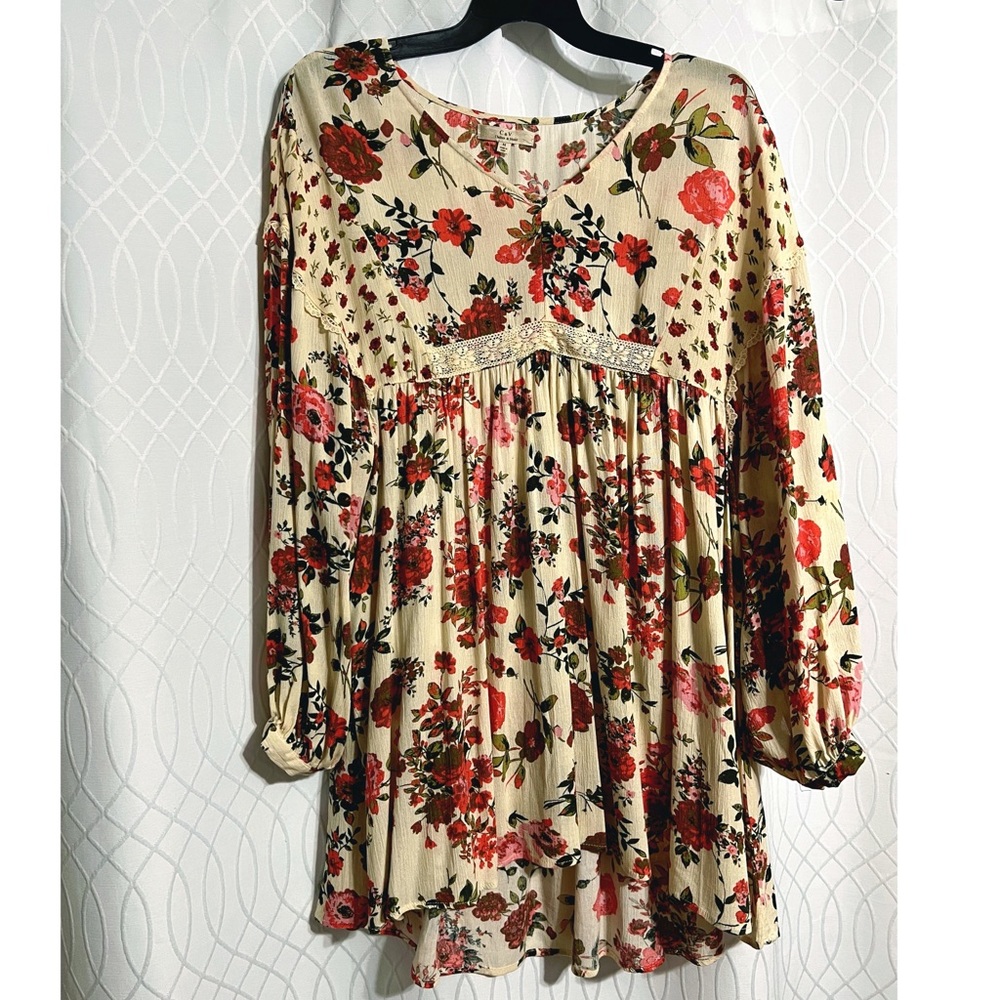 C&V dress, floral, size medium